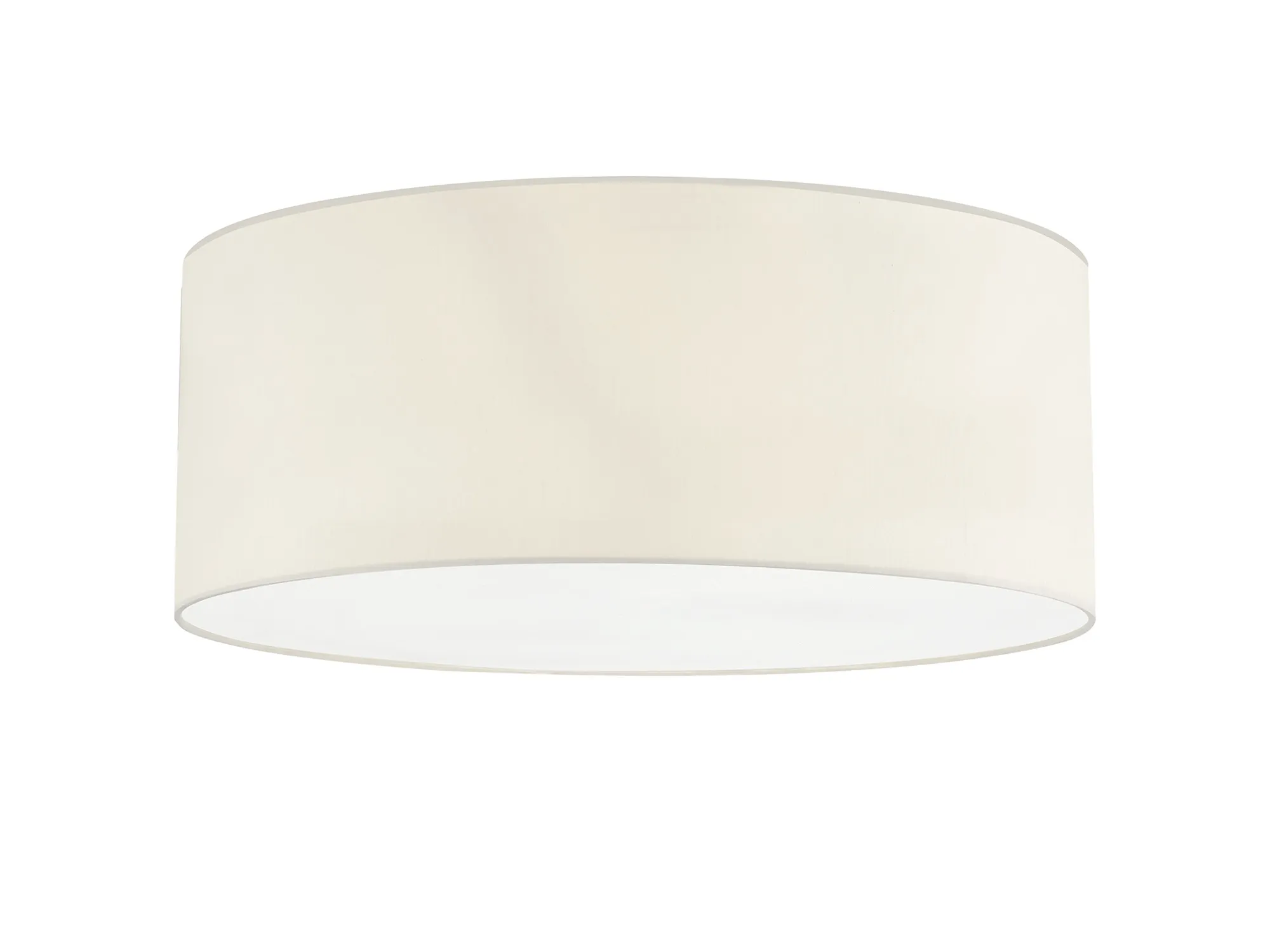 Baymont 60cm Flush 3 Light Ivory Pearl, Frosted Diffuser DK0612  Deco Baymont WH IV